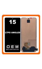 HQ OEM Συμβατό Με Xiaomi 15 5G (24129PN74G, 24129PN74I) LTPO OLED LCD Display Screen Assembly Οθόνη + Touch Screen Digitizer Μηχανισμός Αφής Black Μαύρο (Premium A+)