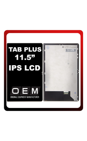 HQ OEM Συμβατό Με Lenovo Tab Plus 11.5" (TB351FU), IPS LCD Display Screen Assembly Οθόνη + Touch Screen Digitizer Μηχανισμός Αφής Black Μαύρο (Premium A+)