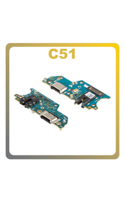 Γνήσια Original Realme C51 (RMX3830) Type-C Charging Dock Connector Flex Sub Board, Καλωδιοταινία Υπό Πλακέτα Φόρτισης + Microphone Μικρόφωνο + Audio Jack Θύρα Ακουστικών 621024000026 (Service Pack By Realme)