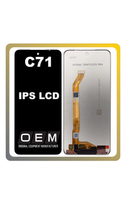 HQ OEM Συμβατό Με Realme C71 (RMX5303) IPS LCD Display Screen Assembly Οθόνη + Touch Screen Digitizer Μηχανισμός Αφής Black Μαύρο (Premium A+)