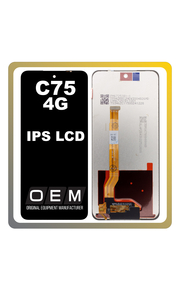 HQ OEM Συμβατό Με Realme C75 4G (RMX3941) IPS LCD Display Screen Assembly Οθόνη + Touch Screen Digitizer Μηχανισμός Αφής Black Μαύρο (Premium A+)