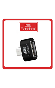 Earldom OT03 USB 2.0 Αντάπτορας USB to Micro USB USB On The Go (OTG) White Λευκό