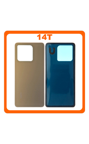 HQ OEM Συμβατό Με Xiaomi 14T (2406APNFAG), Rear Back Battery Cover Gray Γκρι (Premium A+)