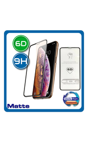 Tempered Glass 6D Matte Τζαμάκι Οθόνης For Apple iPhone 17 Pro Black Μαύρο 9H
