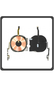 HQ OEM Συμβατό Για Apple iPhone 11 Pro, iPhone11 Pro (A2215, A2160, A2217, iPhone12,3) Wireless Charging Coil + Volume Flex Cable Καλωδιοταινία Έντασης Ήχου  (Premium A+​)