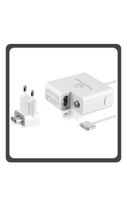 Macbook Charger Φορτιστής Powertech Laptop 60W 16.5V 3.65A For Apple Με Αντάπτορα Τροφοδοσίας White Άσπρο