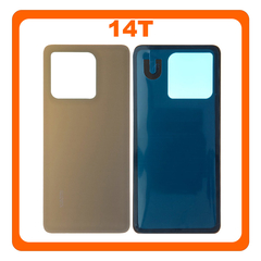 HQ OEM Συμβατό Με Xiaomi 14T (2406APNFAG), Rear Back Battery Cover Gray Γκρι (Premium A+)