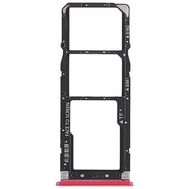 Γνήσιο Original Xiaomi Redmi 6 Pro, Redmi6 Pro Mi A2 Lite, MiA2 Lite (M1805D1SG) Sim Card Tray Θήκη κάρτας Red Κόκκινο (Service Pack By Xiaomi)​
