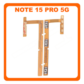 Γνήσιο Original ​Xiaomi Redmi Note 15 Pro 5G (25060RABDG, 25080RABDG) Power Key Flex Cable On/Off + Volume Key Buttons Καλωδιοταινία Πλήκτρων Εκκίνησης + Έντασης Ήχου ​(Service Pack by Xiaomi)