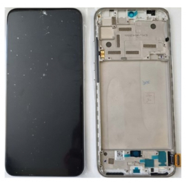 Γνήσιο Original Xiaomi MiA3 Mi A3 Amoled LCD Display Assembly Οθόνη + Touch Screen Digitizer Μηχανισμός Αφής+ Frame Πλαίσιο Σασί White