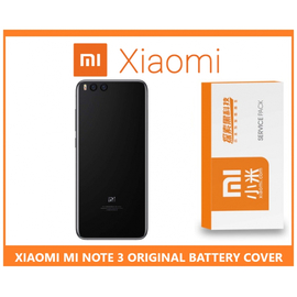 Γνήσιο Original Xiaomi Mi Note 3 battery cover Καπάκι Μπαταρίας Black (Service Pack By Xiaomi)