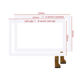 Γνήσιο Original MLS Angel 3G IQ9610  HN 0933-FPC D26XR14 Tablet 9.6'' Touch Screen Digitizer Μηχανισμός Αφής Τζάμι White (Αριστερά Τρύπα Κάμερας 102mm)