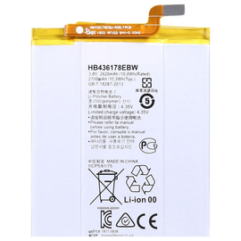 Γνήσια Original Huawei Mate S (CRR-L09 CRR-TL00 CRR-CL00 CRR-UL00) HB436178EBW Μπαταρία Battery 2700mAh Li-Ion (Bulk) (Grade AAA+++)