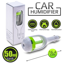 Αρωματικός Υγραντήρας Αυτ/του & usb Φορτιστής Πράσινο