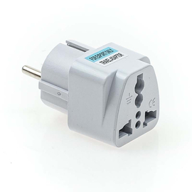Αντάπτορας Uk/us σε eu 220v High Quality Λευκό