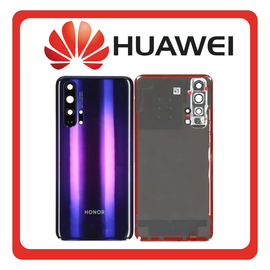HQ OEM Συμβατό Για Huawei Honor 20 Pro (YAL-AL10, YAL-L41), Rear Back Battery Cover Πίσω Καπάκι Κάλυμμα Πλάτη Μπαταρίας Phantom Purple Μωβ + Camera Lens Τζαμάκι Κάμερας (Grade AAA+++)