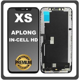HQ OEM Συμβατό Με Apple iPhone XS, iPhoneXS (A2097, A1920)  APLONG In-Cell-HD, InCell-HD LCD Display Screen Assembly Οθόνη + Touch Screen Digitizer Μηχανισμός Αφής Black Μαύρο (Premium A+) (Lifetime Warranty Για Συνεργάτες B2B​)