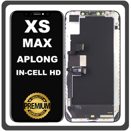 HQ OEM Συμβατό Με Apple iPhone XS Max, iPhone XsMax (A1921, A2101) APLONG In-Cell-HD, InCell-HD LCD Display Screen Assembly Οθόνη + Touch Screen Digitizer Μηχανισμός Αφής Black Μαύρο (Premium A+) (Lifetime Warranty Για Συνεργατες B2B​)