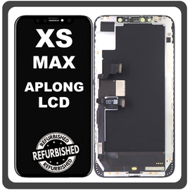 iPhone XS Max, iPhone XsMax (A1921, A2101) APLONG LCD Display Screen Assembly Οθόνη + Touch Screen Digitizer Μηχανισμός Αφής Black Μαύρο (Ref By Apple) (Lifetime Warranty Για Συνεργατες B2B​)