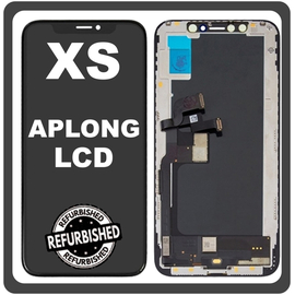 iPhone XS, iPhoneXS (A2097, A1920) APLONG LCD Display Screen Assembly Οθόνη + Touch Screen Digitizer Μηχανισμός Αφής Black Μαύρο (Ref By Apple) (Lifetime Warranty Για Συνεργατες B2B​)