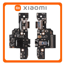 Γνήσια Original Xiaomi Redmi Note 11S 5G (22031116BG), USB Type-C Charging Dock Connector Flex Sub Board, Καλωδιοταινία Υπό Πλακέτα Φόρτισης + Microphone Μικρόφωνο + Audio Jack Θύρα Ακουστικών​​ 560002K16B00​ (Premium A+)