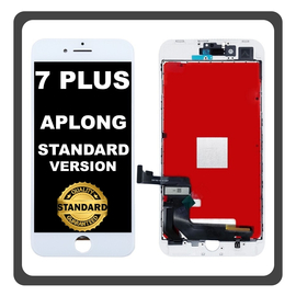 HQ OEM Συμβατό Με Apple iPhone 7+, iPhone7 Plus (A1661, A1784) APLONG Standard Version LCD Display Screen Assembly Οθόνη + Touch Screen Digitizer Μηχανισμός Αφής White Άσπρο (Premium A+) (Lifetime Warranty Για Συνεργάτες B2B​)