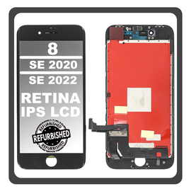 iPhone 8 (A1863, A1905) / iPhone SE (2020) (A2275, A2296) / iPhone SE (2022) (A2783, A2595) Retina IPS LCD Display Screen Assembly Οθόνη + Touch Screen Digitizer Μηχανισμός Αφής Space Gray Μαύρο (Ref By Apple) (Lifetime Warranty Για Συνεργάτες B2B​)