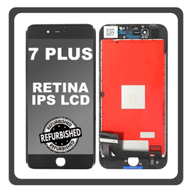iPhone 7+, iPhone7 Plus (A1661, A1784) Retina IPS LCD Display Screen Assembly Οθόνη + Touch Screen Digitizer Μηχανισμός Αφής Black Μαύρο (Ref By Apple) (Lifetime Warranty Για Συνεργατες B2B​)