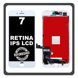 iPhone 7, iPhone7 (A1660, A1778) Retina IPS LCD Display Screen Assembly Οθόνη + Touch Screen Digitizer Μηχανισμός Αφής White Άσπρο (Ref By Apple) (Lifetime Warranty Για Συνεργάτες B2B​)