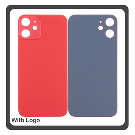 HQ OEM Συμβατό Με Apple iPhone 12 Mini, iPhone 12Mini (A2399, A2176) Premium Aftermarket Rear Back Battery Cover with Camera Big Hole Πίσω Κάλυμμα Πλάτη Καπάκι Μπαταρίας Red Κόκκινο (Premium A+)