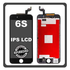 iPhone 6S, iPhone6S (A1633, A1688) IPS LCD Display Screen Assembly Οθόνη + Touch Screen Digitizer Μηχανισμός Αφής Black Μαύρο (Ref By Apple) (Lifetime Warranty Για Συνεργάτες B2B​)
