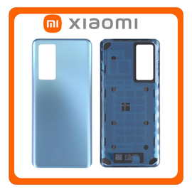 HQ OEM Συμβατό Με Xiaomi 12T 5G (22071212AG) / 12T Pro (22081212UG, 22081212G), Rear Back Battery Cover Πίσω Καπάκι Πλάτη Μπαταρίας Blue Μπλε (Premium A+)