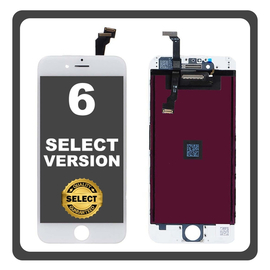 HQ OEM Συμβατό Με Apple iPhone 6 (A1549, A15862) Select Version IPS LCD Display Screen Assembly Οθόνη + Touch Screen Digitizer Μηχανισμός Αφής White Άσπρο Bulk (Premium A+)
