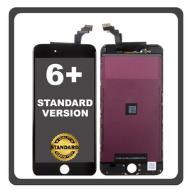 HQ OEM Συμβατό Με Apple iPhone 6 Plus (A1522, A1524, iPhone7,1) Stantard Version IPS LCD Display Screen Assembly Οθόνη + Touch Screen Digitizer Μηχανισμός Αφής Black Μαύρο Bulk (Premium A+)