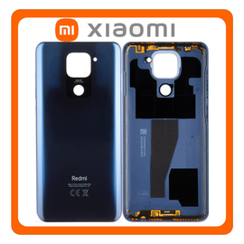 HQ OEM Συμβατό Με Xiaomi Redmi Note 9, Redmi Note9 (M2003J15SC, M2003J15SG) Rear Back Battery Cover Πίσω Καπάκι Πλάτη Μπαταρίας Midnight Grey Μαύρο (Premium A+)