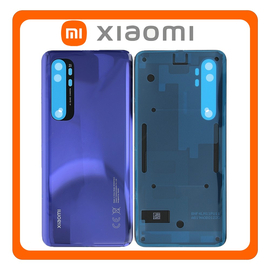 Γνήσια Original Xiaomi Mi Note 10 Lite (M2101K7AI, M2101K7AG) Rear Back Battery Cover Πίσω Κάλυμμα Πλάτη Καπάκι Μπαταρίας Nebula Purple Μωβ 550500006W4J 550500006X1L (Service Pack By Xiaomi)