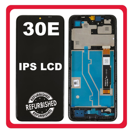 New Refurbished TCL 30E (6127A, 6127l) IPS LCD Display Screen Assembly Οθόνη + Touch Screen Digitizer Μηχανισμός Αφής + Frame Bezel Πλαίσιο Σασί Space Gray Μαύρο