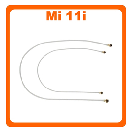 Γνήσια Original Xiaomi Mi 11i, Xiaomi Mi11i (M2012K11G) Set Coaxial Antenna Signal Module Flex Cable Ομοαξονικό Καλώδιο Κεραίας 137mm + 173mm (Service Pack By Xiaomi)