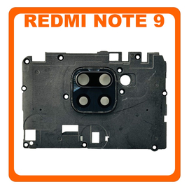 Γνήσια Original Xiaomi Redmi Note 9 (M2003J15SC, M2003J15SG) Camera Frame Πίσω Πλαίσιο Κάμερας + Camera Lens Τζαμάκι Κάμερας (Service Pack By Xiaomi)