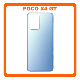 HQ OEM Συμβατό Με Xiaomi Poco X4 GT (22041216G), Rear Back Battery Cover Πίσω Καπάκι Πλάτη Μπαταρίας Power Blue Μπλε (Premium A+)