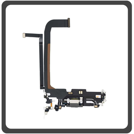 Γνήσια Original Apple iPhone 13 Pro Max (A2643, A2484, A2641) Swap Charging Dock Connector Lightning Flex Καλωδιοταινία Κονέκτορας Φόρτισης + Microphone Μικρόφωνο Green Πράσινο