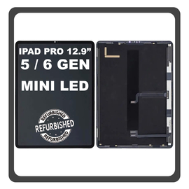 iPad Pro 2021 5th Gen 12.9" (A2379, A2461) / Apple iPad Pro 2022 6th Gen 12.9" (A2764, A2437) Liquid Retina XDR mini-LED LCD Display Aseembly Screen Οθόνη + Touch Digitizer Unit Μηχανισμός Aφής Space Gray Μαύρο (Ref By Apple)