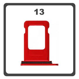 Original for Apple iPhone 13 (A2633, A2482) SIM Card Tray Red Κόκκινο