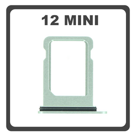 Original for Apple iPhone 12 Mini , iPhone12 Mini (A2399, A2176, A2398, A2400, A2399) SIM Card Tray Green Πράσινο Pulled