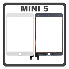 iPad Mini 5, Ipad Mini 5th Gen 7.9" (2019) (A2126, A2124) Touch Screen DIgitizer Μηχανισμός Αφής Τζάμι Silver Ασημί With OCA Tape​(Ref By Apple)