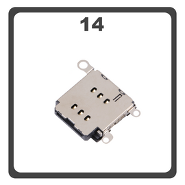 Original for Apple iPhone 14, iPhone14 (A2882, A2649, A2881) , Single SIM Card Tray Reader Αναγνώστης Κάρτας SIM Pulled