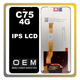HQ OEM Συμβατό Με Realme C75 4G (RMX3941) IPS LCD Display Screen Assembly Οθόνη + Touch Screen Digitizer Μηχανισμός Αφής Black Μαύρο (Premium A+)