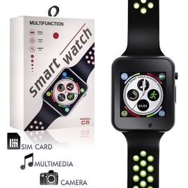 Smartwatch c5 Πράσινο με Κάρτα sim