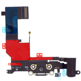 HQ OEM Iphone 5s Dock Charge Connector flex and Headphone Jack Καλωδιοταινία φόρτισης & Υποδοχή Ακουστικών black HQ OEM Iphone 5s Dock Charge Connector flex and Headphone Jack Καλωδιοταινία φόρτισης & Υποδοχή Ακουστικών black