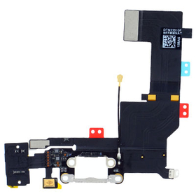 HQ OEM Iphone 5s Dock Charge Connector flex and Headphone Jack Καλωδιοταινία φόρτισης & Υποδοχή Ακουστικών White HQ OEM Iphone 5s Dock Charge Connector flex and Headphone Jack Καλωδιοταινία φόρτισης & Υποδοχή Ακουστικών White
